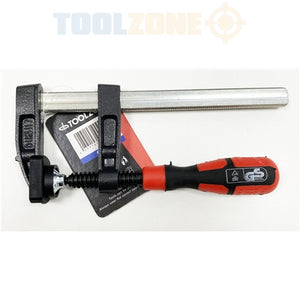 Toolzone 150Mm X 50Mm Soft Grip F Clamp  CL098