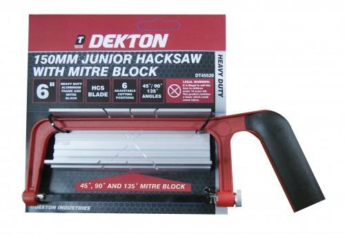 Dekton 150mm Junior Hacksaw with Mitre Block