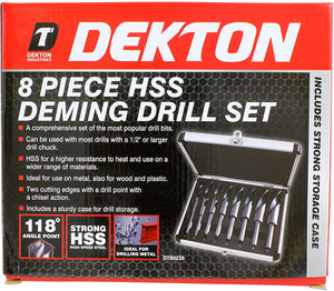 Dekton 8pc HSS Deming Drill Set-80235