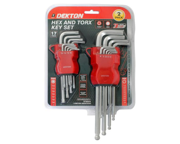 Dekton 2 Pack Hex and Torx Key Set - 85524