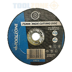 Toolzone 25Pc 3" Cut Off Discs AT016