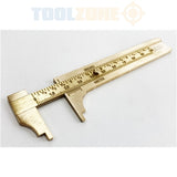Toolzone 100Mm Brass Caliper Vernier-MS060