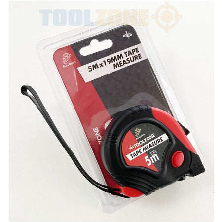 Toolzone 5M 19Mm R/Coated Tape Measure Best-MS123