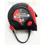 Toolzone 5M 19Mm R/Coated Tape Measure Best-MS123