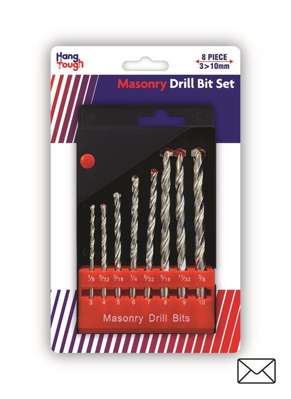 Hang Tough Masonry Drill Bit Set 8PC - 2061