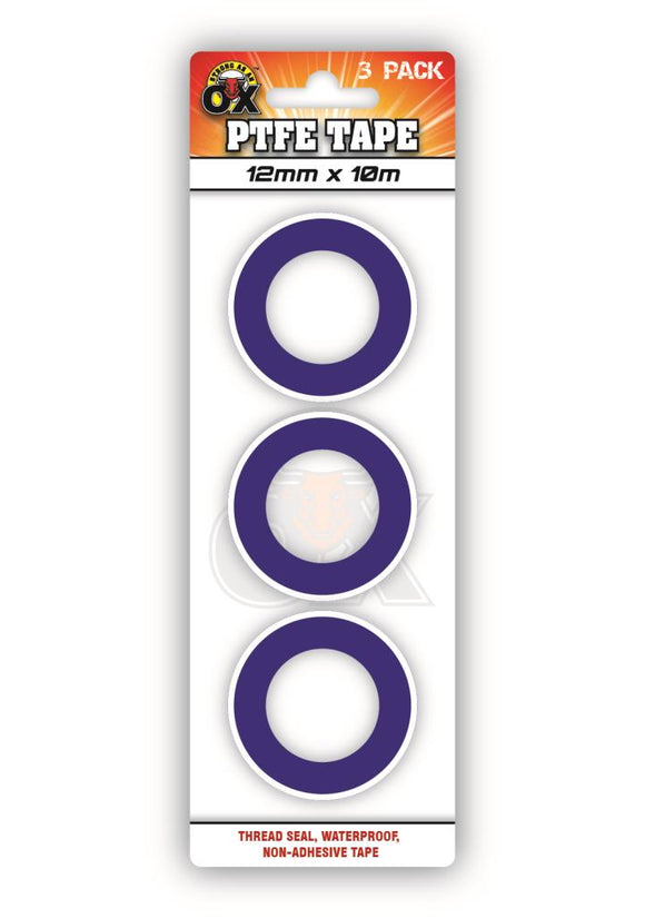 SAAO PTFE Tape 3pc In a Slider Pack - 5188