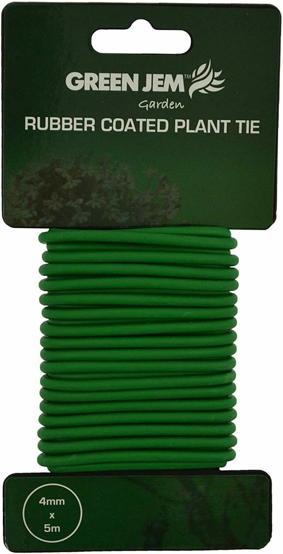 Greenjem Rubber Coated Plant Ties - 4mm x 5m - GSST4