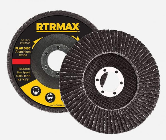 Rtrmax Flap Disc 115x22.2 60# - RDF11560